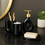 Ceramic Sculpted Bathroom Set