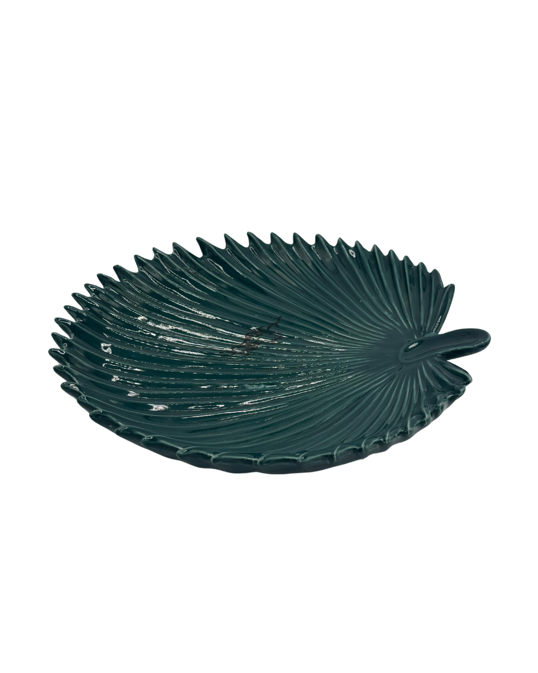 Luxe Leaf Ceramic Showpiece