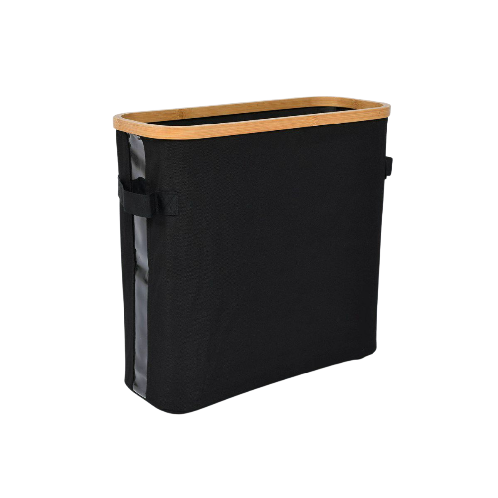 Bamboo Storage Basket Rectangular (Black)
