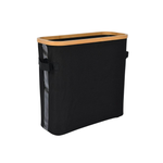 Bamboo Storage Basket Rectangular (Black)