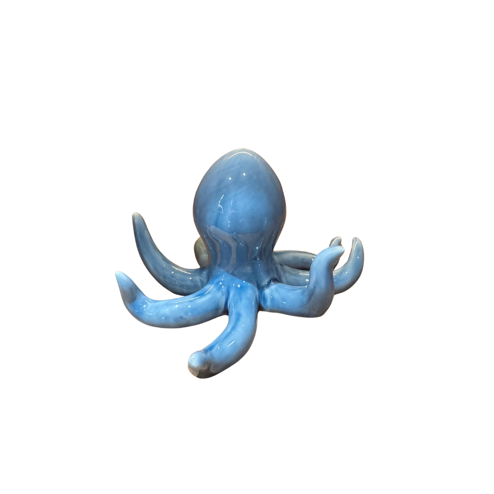 Ocean Blue Octupus Ceramic Showpiece