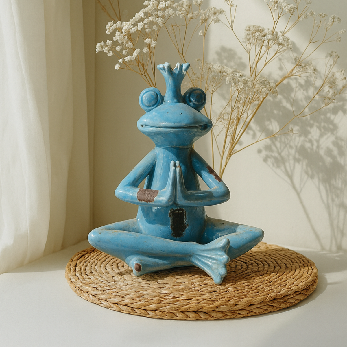 Yoga Ceramic Showpiece
