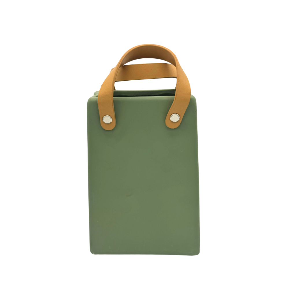 Artisanal Series Tote Ceramic Vase