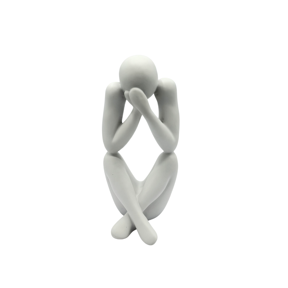 Silent Thinker Smooth Matte Showpiece