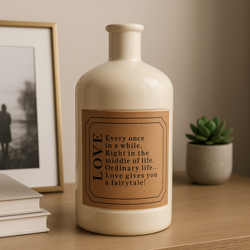 Heritage Series Short Neck Ceramic Vase