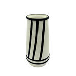 Mono Series Striped Ceramic Vase Medium