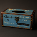 Retro Martini Lounge Decorative Tissue Box
