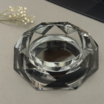 Smoky Crystal Ashtray Dark Grey