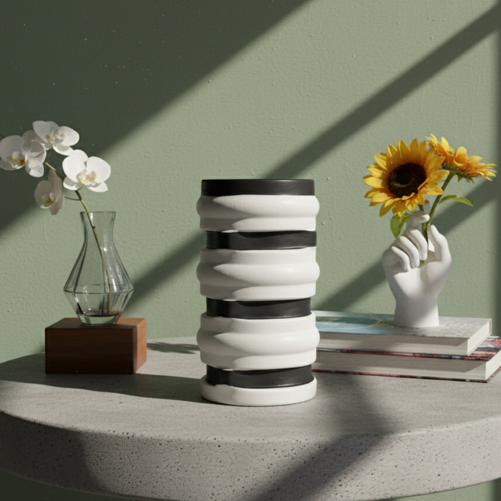 Mono Series Duo Ceramic Vase Small