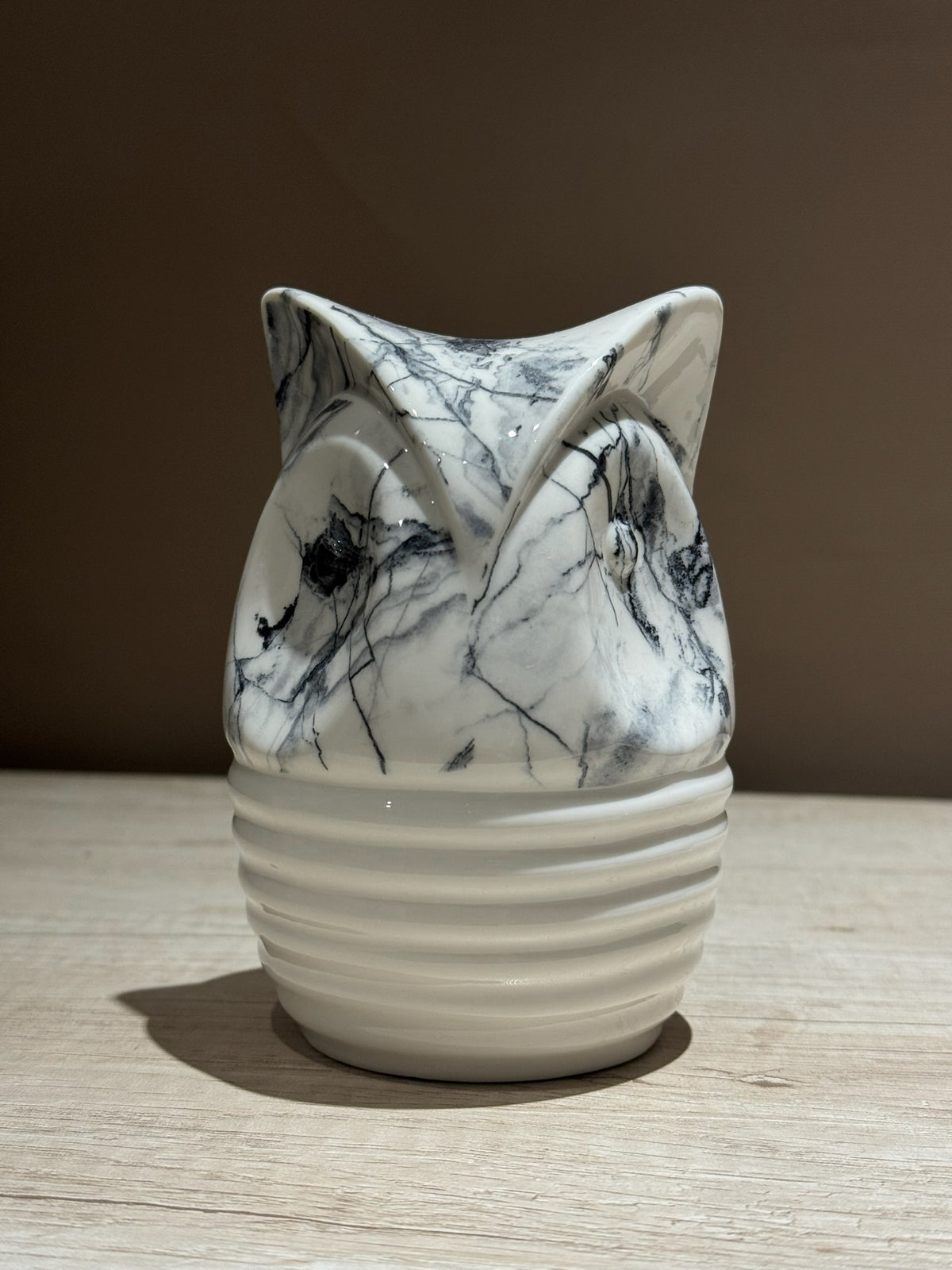 Abstract Owl Ceramic Showpiece