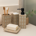 Ceramic Block Bathroom Set