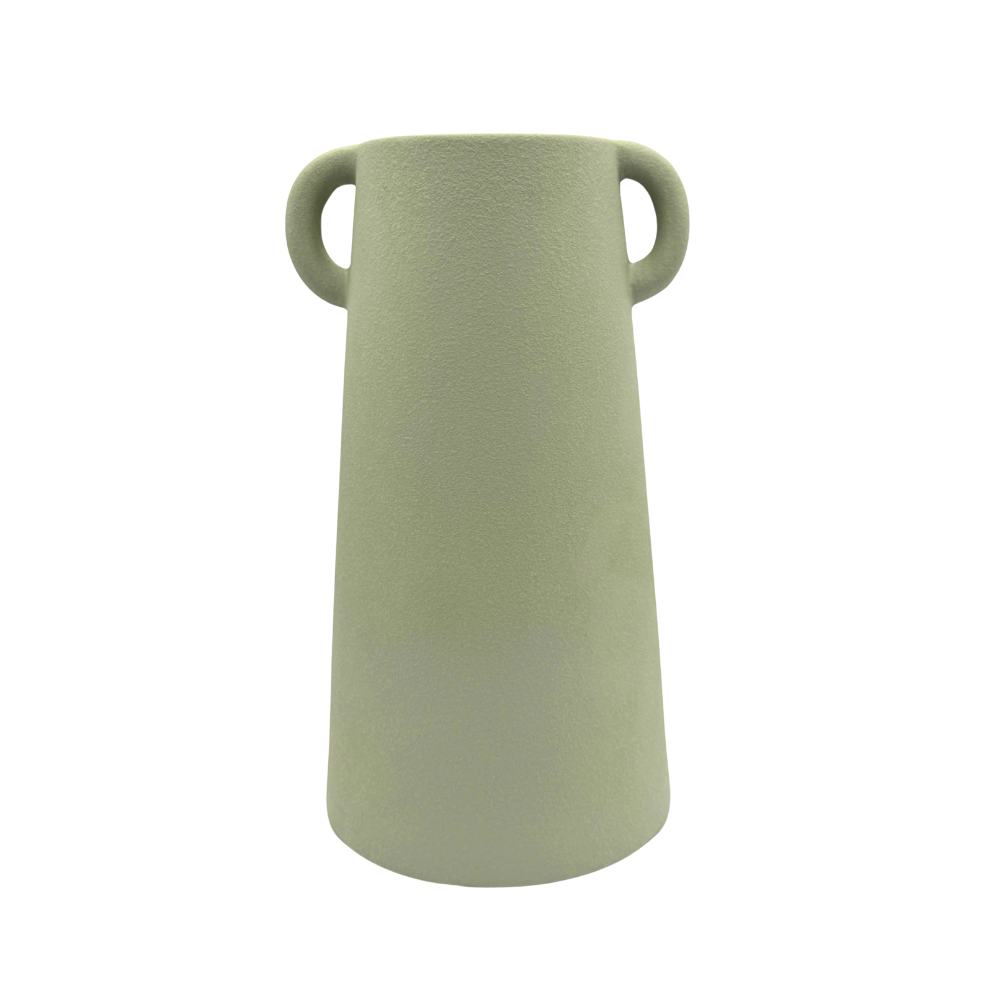 Artisanal Quiet Mint Ceramic Vase