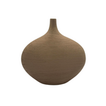 Artisanal Series Cocoa Ceramic Vase