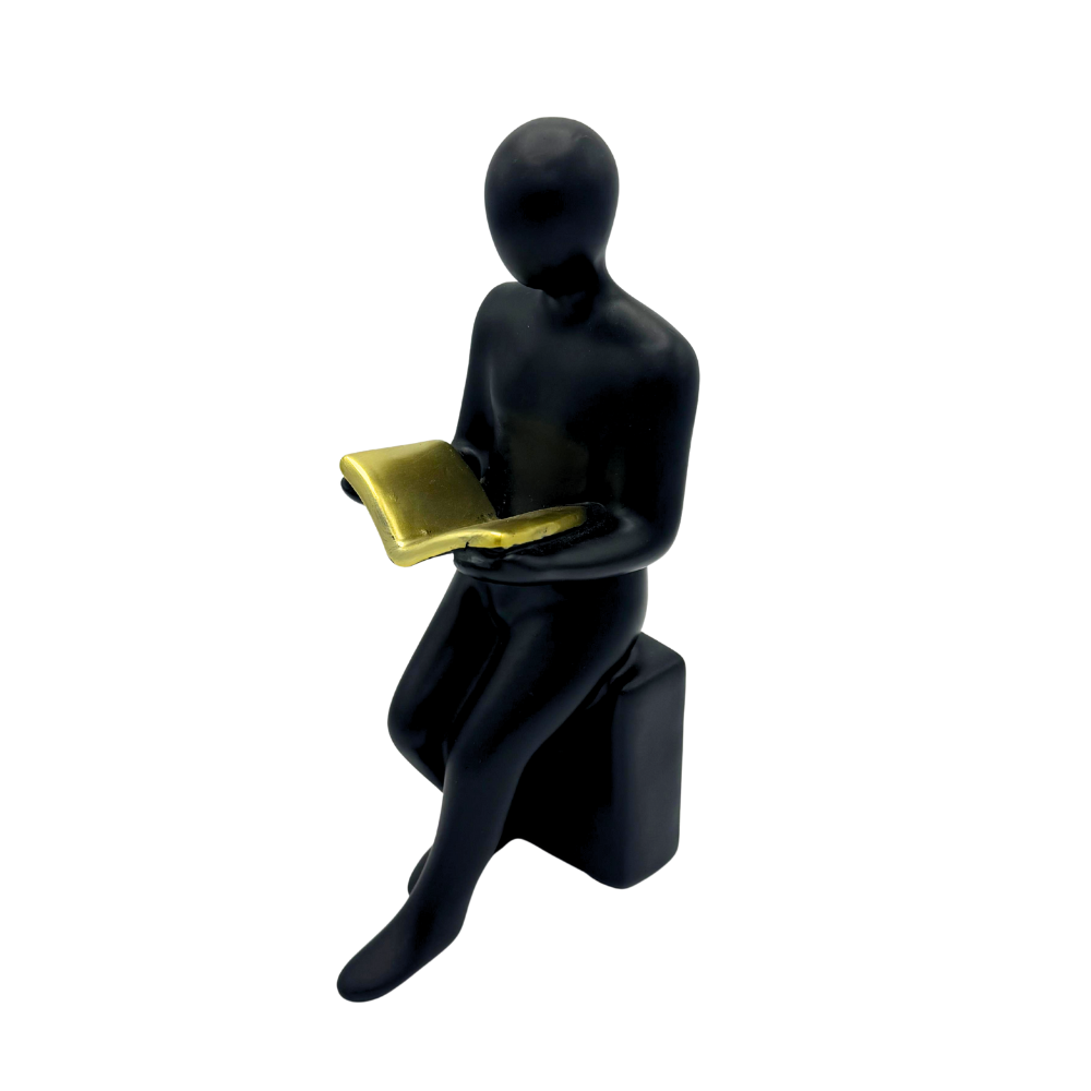 Aristotle Matte Black Showpiece