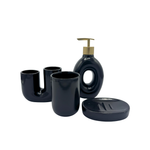 Ceramic Sculpted Bathroom Set