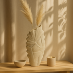Artistinal Series Leaf Ceramic Vase Medium