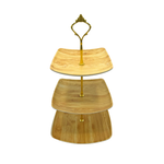 3 Tier Bamboo Serving Stand