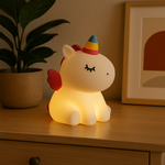 Sleepy Unicorn Silicone Night Lamp