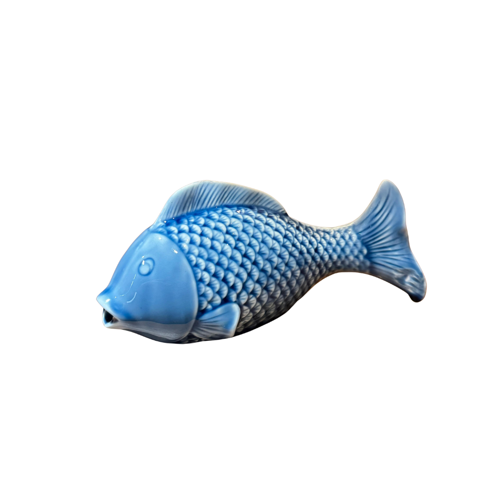 Ocean Blue Fish Ceramic Showpiece