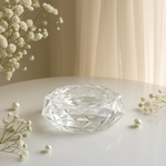 Smoky Crystal Ashtray White