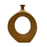 Loop Series Mocha Ceramic Vase