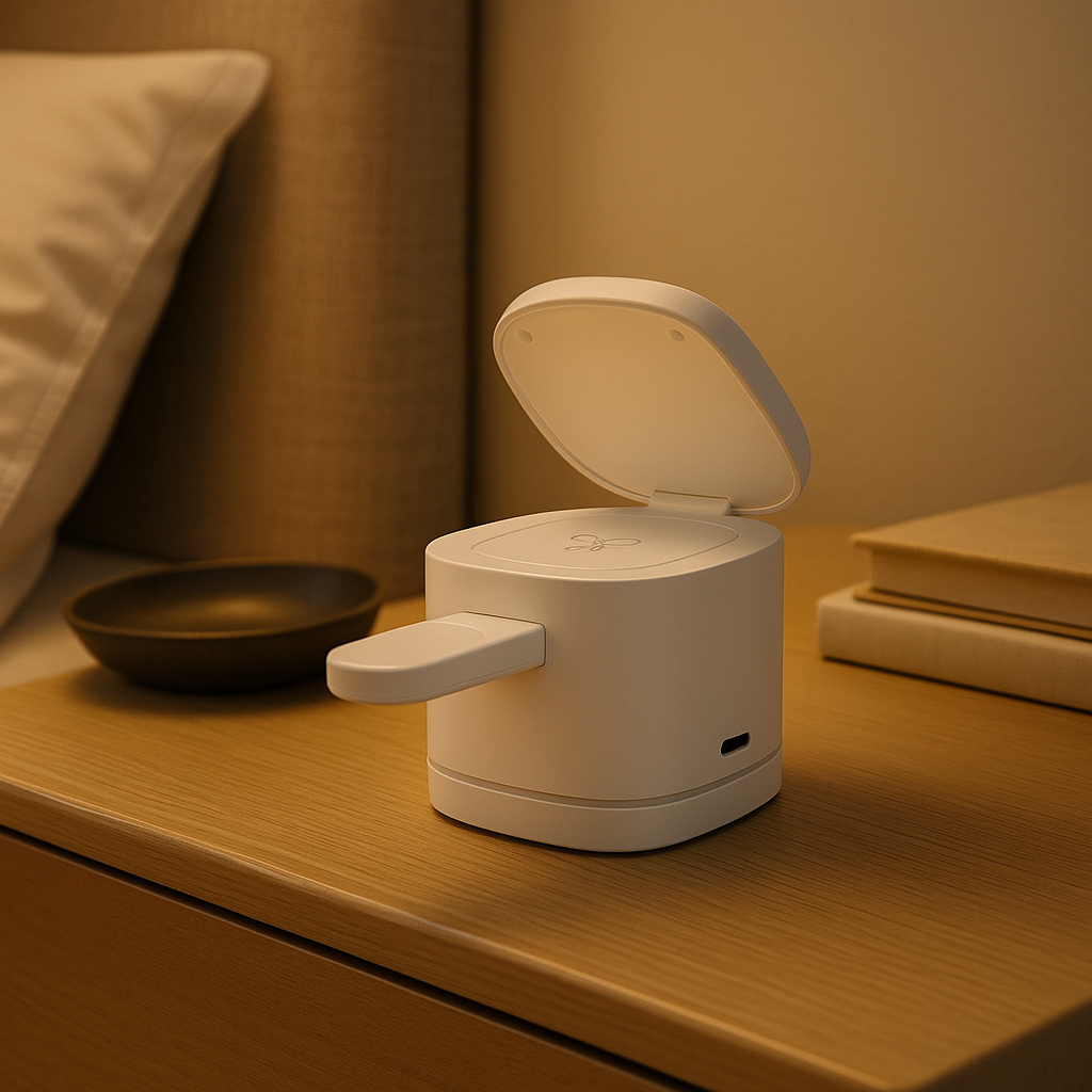 3 in 1 Magnetic Wireless Fast-Charging Station White Mini