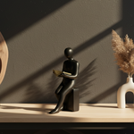 Aristotle Matte Black Showepiece