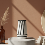 Mono Series Striped Ceramic Vase Small