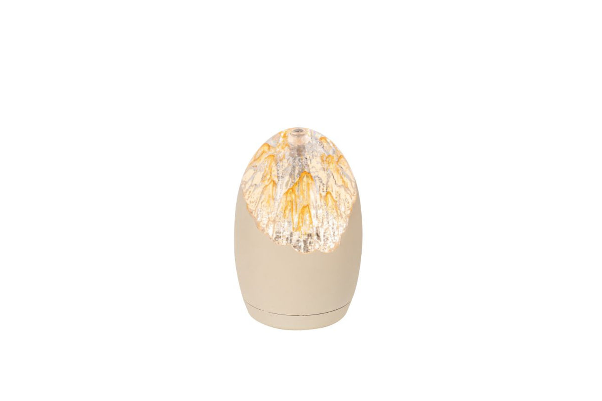 Glow Series Dove Textured Crystal Night Lamp