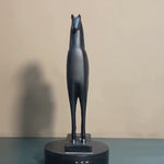 Black Knight Stallion Resin Showpiece