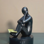 Night Owl Matte Black Showepiece