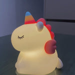 Sleepy Unicorn Silicone Night Lamp