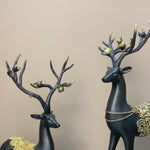 Four Antlers Resin Decoration Set