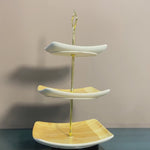 3 Tier Bamboo Serving Stand