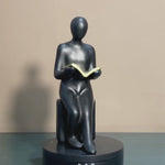 Aristotle Matte Black Showepiece