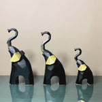 Trio of Black Showpiece