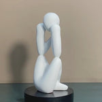 Silent Thinker Smooth Matte Showpiece