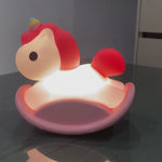 Rocking Unicorn Silicone Night Lamp